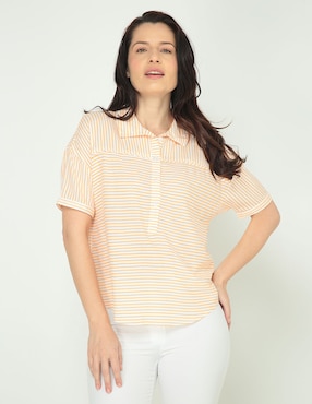 Blusa Weekend Manga Corta Para Mujer