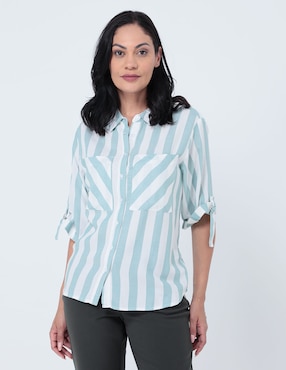 Blusa Weekend Manga Corta Para Mujer