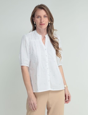 Blusa Weekend Manga Corta Para Mujer