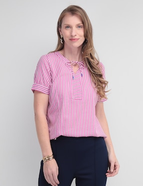 Blusa Weekend Manga Corta Para Mujer