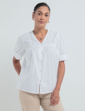 Blusa Weekend Manga Corta Para Mujer