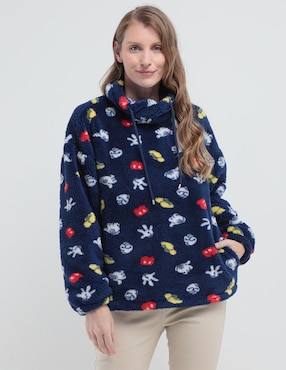 Sudadera Con Bolsillos Disney DTR Para Mujer