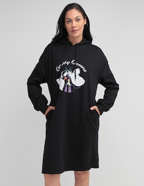 Vestido A La Rodilla Casual Disney DTR Para Mujer