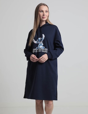 Vestido Corto Casual Disney DTR Stich Para Mujer