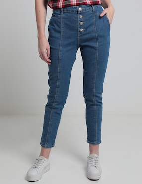 Jeans Skinny Weekend Corte Cintura Para Mujer