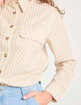 Blusa manga larga para mujer