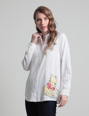 Blusa Disney DTR Manga Larga Para Mujer