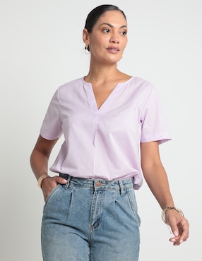 Blusa Weekend Manga Corta Para Mujer