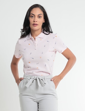 Playera Tipo Polo Weekend Para Mujer