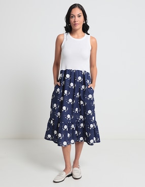 Vestido Midi Casual Disney DTR Para Mujer