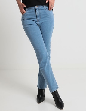 Jeans Straight Weekend Corte Cintura Para Mujer