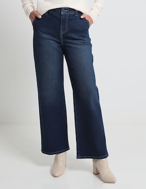 Jeans Amplio Weekend Corte Cintura Para Mujer