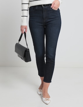 Jeans Skinny Weekend Corte Cintura Para Mujer