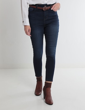 Jeans Skinny Weekend Corte Cintura Para Mujer