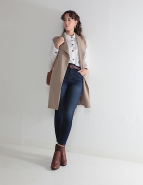 Jeans skinny Weekend corte cintura para mujer