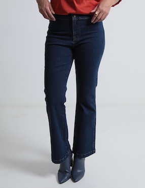 Jeans Campana Weekend Corte Cintura Para Mujer