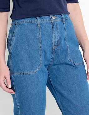 Jeans straight Weekend corte cintura para mujer