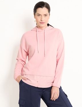 Sudadera Efecto Doble Prenda Weekend Para Mujer