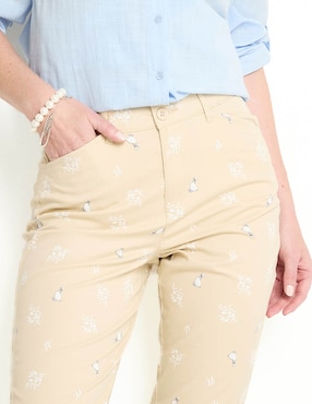 Pantalón capri Weekend slim para mujer