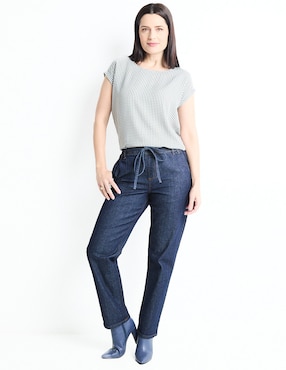 Blusa manga corta para mujer