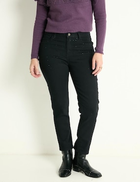 Jeans Straight Weekend Corte Cintura Para Mujer