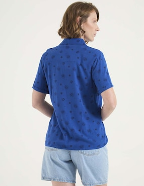 Blusa manga corta para mujer