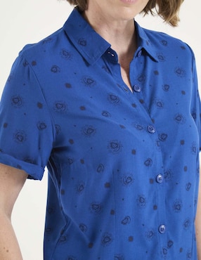 Blusa manga corta para mujer