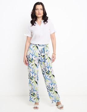 Blusa manga corta para mujer