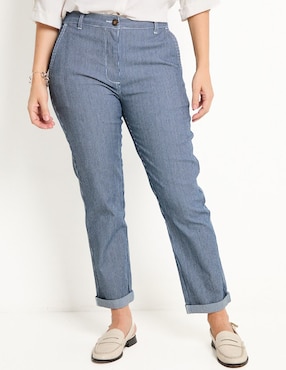 Pantalón chino slim para mujer