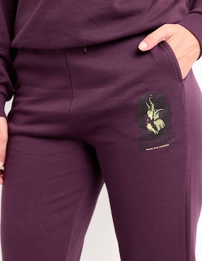 Pants regular Disney Dtr Maléfica con agujeta para mujer