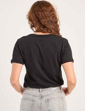 Playera manga corta Disney Dtr Disney cuello redondo para mujer