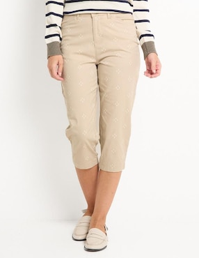 Pantalón capri Weekend slim para mujer