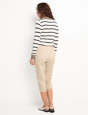 Pantalón capri Weekend slim para mujer