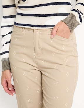 Pantalón capri Weekend slim para mujer