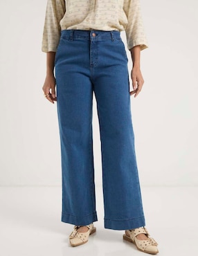 Jeans amplio cintura media Weekend para mujer