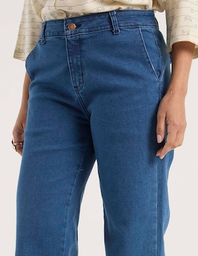 Jeans amplio cintura media Weekend para mujer