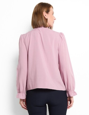 Blusa manga larga para mujer