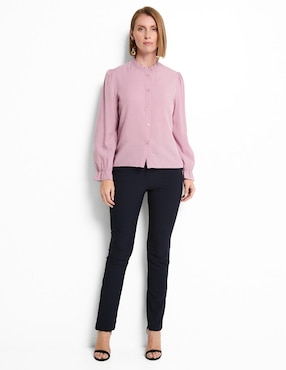 Blusa manga larga para mujer