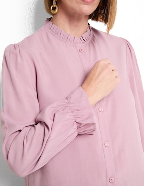 Blusa manga larga para mujer