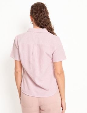 Blusa manga corta para mujer