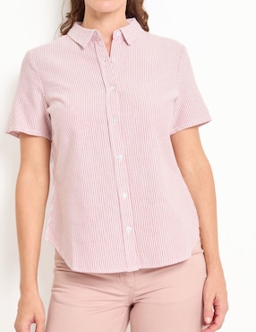 Blusa manga corta para mujer