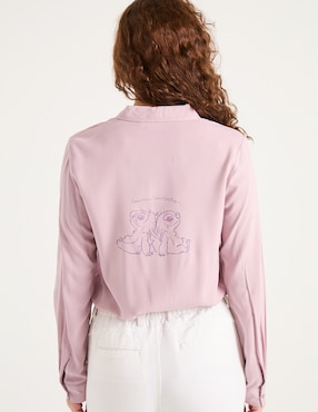 Blusa manga larga para mujer