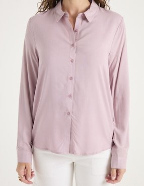 Blusa manga larga para mujer