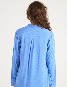 Blusa manga larga para mujer