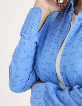 Blusa manga larga para mujer