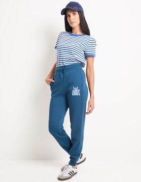 Pants regular Disney Dtr con agujeta para mujer
