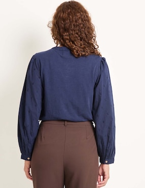 Blusa manga larga para mujer