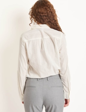 Blusa manga larga para mujer