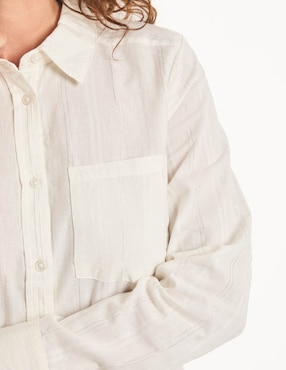 Blusa manga larga para mujer