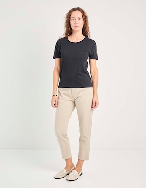 Playera manga corta Weekend cuello redondo para mujer